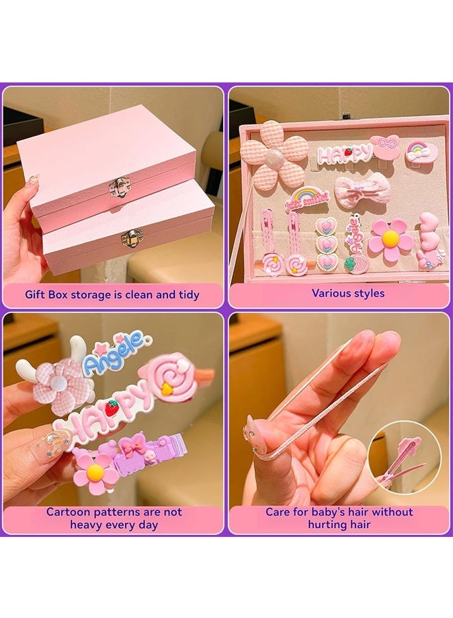 بيوينتي مجموعة ملحقات الشعر ، مجموعة لباس الشعر للبنات مع صندوق المجوهرات ، روابط الشعر ، مقاطع الشعر ، مجموعة ألعاب الأميرة الفاخرة ، ألعاب هدية لسن 3 4 5 6 7 8 9 10 البنات الأطفال الصغار - Image 4